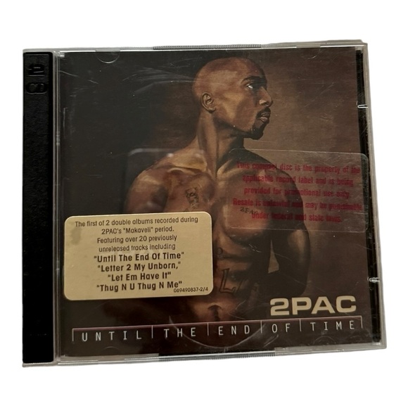 2pac Other - 2PAC – UNTIL THE END OF TIME (2001) CD (2CDs) MADE‎ IN EU